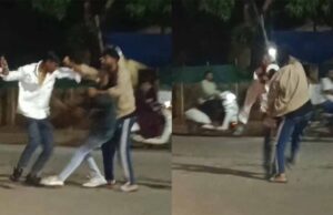 पेट्रोल पंप के सामने दो गुटों में विवाद, चले चाकू