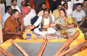 मुख्यमंत्री साय ने ग्राम दोकड़ा में भगवान जगन्नाथ मंदिर के प्राण प्रतिष्ठा कार्यक्रम में शामिल हुए