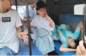 कोयले से भरा ट्रेलर वाहन की चपेट में आकर एक स्कूटी सवार महिला गंभीर रूप से घायल, बाल-बाल बची पांच साल की बेटी
