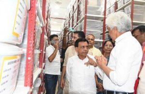 उप मुख्यमंत्री देवड़ा ने जबलपुर में किया राजस्व अभिलेखागार का अवलोकन