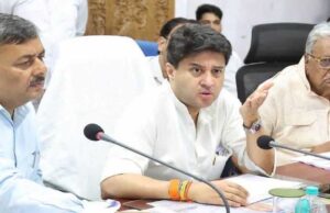 मंत्री सिंधिया ने सीवरेज प्रोजेक्ट को अपनी लाइफ की सबसे सिर दर्द योजना बताई