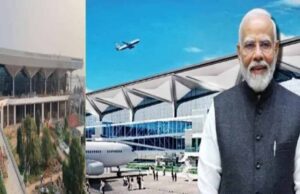 पीएम मोदी ने पटना हवाई अड्डे के नये टर्मिनल भवन का उद्घाटन किया, 5 किमी लंबा रोड शो भी किया