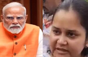 पीएम मोदी कानपुर पहुंचते ही शुभम द्विवेदी के परिवार से मिले, पत्नी ऐशन्या रो पड़ी, पीएम ने ढांढस बंधाया