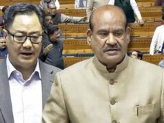 ओम बिरला के साथ अभद्र व्यवहार, 25 कांग्रेस सांसदों ने चेंबर में जबरदस्ती प्रवेश किया