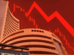 पश्चिम एशिया तनाव से बाजार में हड़कंप: सेंसेक्स 1353 अंक लुढ़का