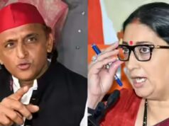 दम है तो गोरखपुर से चुनाव लड़कर दिखाएं’, स्मृति ईरानी ने अखिलेश पर किया पलटवार