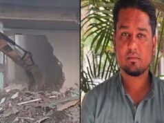 TCS कांड में बड़ा एक्शन: निदा खान के मददगार AIMIM पार्षद मतीन पटेल के घर-ऑफिस पर चला बुलडोजर
