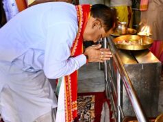 विष्णुदेव साय हरिनाम संकीर्तन नामयज्ञ में हुए शामिल, श्री जगन्नाथ मंदिर में पूजा कर प्रदेश की खुशहाली की कामना