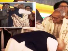 शुभेंदु की शपथ से पहले PM मोदी ने माखनलाल सरकार से लिया आशीर्वाद, बंगाल को अनोखा सलाम