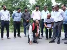 कचना ओवरब्रिज निरीक्षण के दौरान सख्त दिखे Arun Sao, बोले- गुणवत्ता में लापरवाही हुई तो अधिकारियों पर गिरेगी गाज