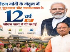 PM मोदी के 12 साल पूरे होने पर CM साय ने दी बधाई, विकास को बताया नई रफ्तार