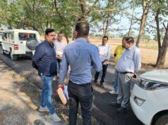 लोक निर्माण विभाग के सचिव ने निर्माणाधीन कुरुद-सिर्री मार्ग और सिर्री-चटौद सड़क का किया निरीक्षण