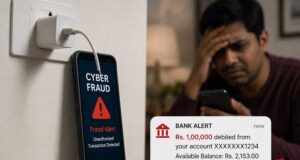 भोपाल में चार्जिंग पर लगा मोबाइल बना साइबर ठगी का जरिया, खाते से उड़े ₹1 लाख