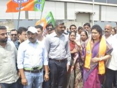 राज्यमंत्री गौर ने किया निर्माणाधीन 10 लेन सड़क का जायजा