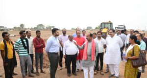 उप मुख्यमंत्री अरुण साव ने इंटिग्रेटेड स्पोर्ट्स स्टेडियम का किया स्थल निरीक्षण, कुछ दिनों पहले शुरू हुआ है काम