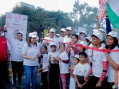 सक्ती में मैराथन दौड़ के जरिए विकास का संदेश, ‘12 साल विश्वास और जनकल्याण के’ थीम रही खास
