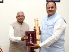 द्मश्री अलंकरण मिलने पर परिषद में अभिनंदन समारोह