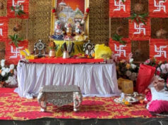 ए.टी. पैलेस में भगवान जगन्नाथ, बलभद्र एवं माता सुभद्रा की भव्य स्थापना, वैदिक मंत्रोच्चार के बीच सम्पन्न हुआ पूजन
