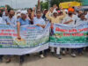 भोपाल में किसानों का बड़ा आंदोलन: सड़क पर डेरा, CM हाउस कूच की तैयारी; मूंग की 100% MSP खरीद की मांग