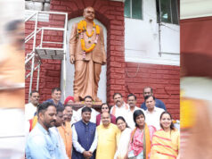 डॉ. श्यामा प्रसाद मुखर्जी की जयंती पर वन मंत्री कश्यप ने अर्पित की पुष्पांजलि
