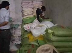 दुर्ग में अवैध खाद के गोदाम पर प्रशासन की बड़ी कार्रवाई, कृषि सामग्री जब्त