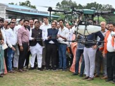 धमतरी बना प्रदेश का पहला जिला, जहाँ PACS के जरिए किसानों को मिलेगी ड्रोन स्प्रेयर सेवा