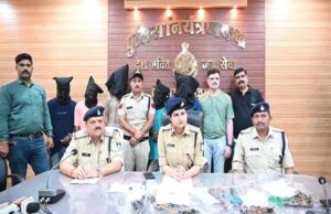 शाजापुर पुलिस ने डकैती की तैयारी विफल की