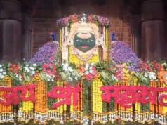 रजत मुकुट और मुंडमाल-रुद्राक्ष की माला से महाकाल का दिव्य श्रृंगार, ओंकारेश्वर में रुद्राभिषेक