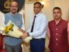 राज्यपाल रमेन डेका से एम्स के कार्यपालक निदेशक ने की सौजन्य मुलाक़ात