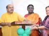 CG विधायक पुरंदर ने राष्ट्रपति मुर्मू को दिया नुआखाई पर्व का निमंत्रण