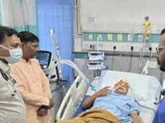 सड़क हादसे में घायल जवानों से मिलने जगदलपुर अस्पताल पहुंचे वन मंत्री