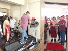 गंगा गर्ल्स हॉस्टल में छात्राओं के लिए शुरू हुआ जिम, टेबल टेनिस व बैडमिंटन कोर्ट