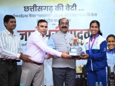 ज्ञानेश्वरी की सफलता से राज्य के युवा लेंगे प्रेरणा, खेलों के लिए तैयार होगा अच्छा वातावरण – अरुण साव