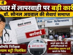 रीवा में उपचार में लापरवाही पर बड़ी कार्रवाई, डॉ. सोनल अग्रवाल की सेवाएं समाप्त