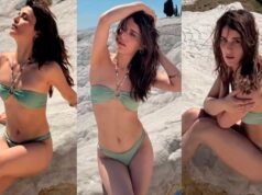 Radhika Madan का बोल्ड बीच लुक वायरल, ब्लू बिकिनी में दिखीं बेहद ग्लैमरस