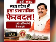 MP में बड़ा प्रशासनिक फेरबदल, IAS दिलीप कुमार बने सागर संभागायुक्त; 11 अफसरों के तबादले