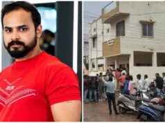 युवक को कमरे में बंद कर पीटने वाले पिता-पुत्र का पुलिस ने निकाला जुलूस