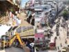 उज्जैन में महाकाल मंदिर से चौराहे तक चौड़ी होगी सड़क, मकान-दुकानों पर चला बुलडोजर