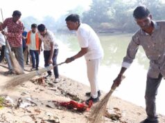 रामपुर आश्रम में जनभागीदारी से चला सेवा संकल्प के साथ स्वच्छता अभियान