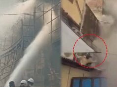 भोपाल के न्यू मार्केट में भीषण आग, 1 किमी दूर फायर स्टेशन फिर भी आधे घंटे में पहुंची दमकल