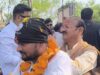 सेवा संकल्प अभियान के तहत बाइक रैली का चंदनघाट में आत्मीय स्वागत